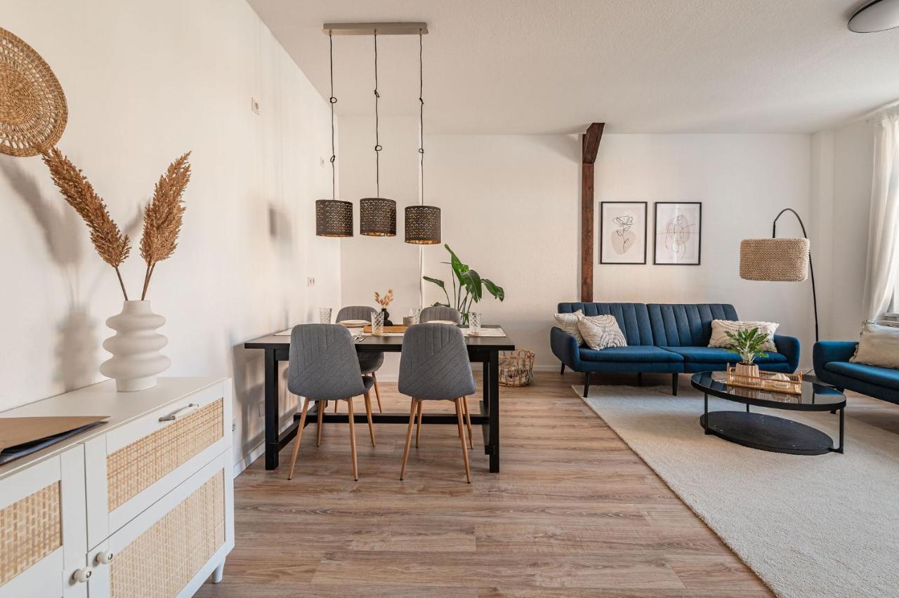 Exklusives Innenstadt Apartment - Parken - Smart-Tv - Kaffeevollautomat 韦尼格罗德 外观 照片