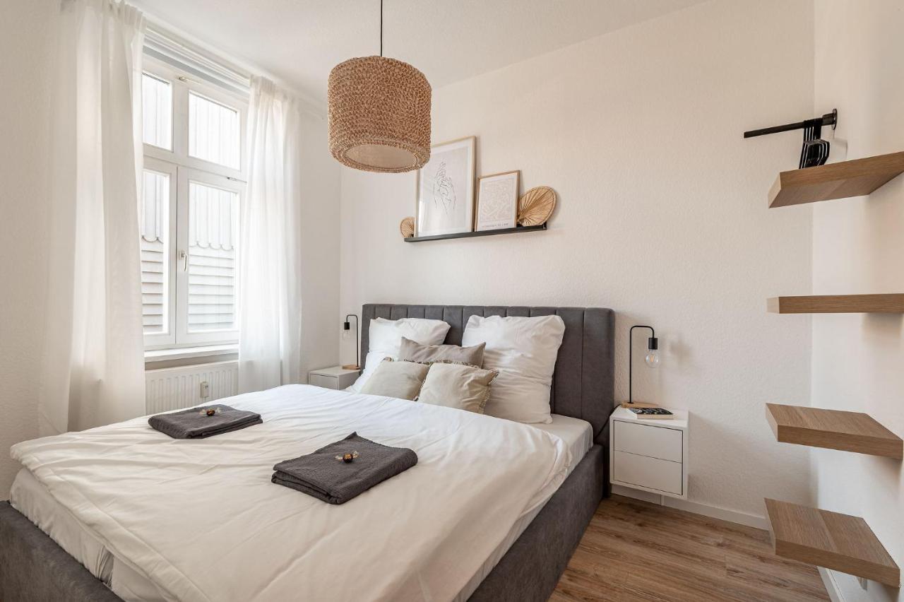 Exklusives Innenstadt Apartment - Parken - Smart-Tv - Kaffeevollautomat 韦尼格罗德 外观 照片